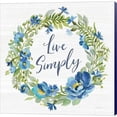 thumbnail image 1 of Great Art Now Botanical Blue VI by Silvia Vassileva, Canvas Wall Art, 12W x 12H, 1 of 1