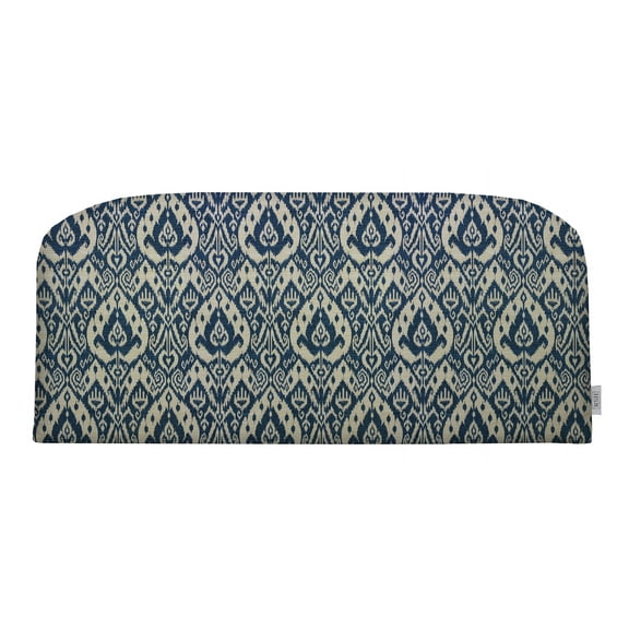 RSH Décor Indoor Outdoor Single Foam Wicker Loveseat Cushion, Standard, Ashmore Marine Blue