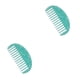 thumbnail image 2 of Qarigey Peine geométrico duradero y elegante, accesorio para el cuidado del cabello y tablero de ácido acético flexible en el arte, no azul 2Conjunto, 2 of 6