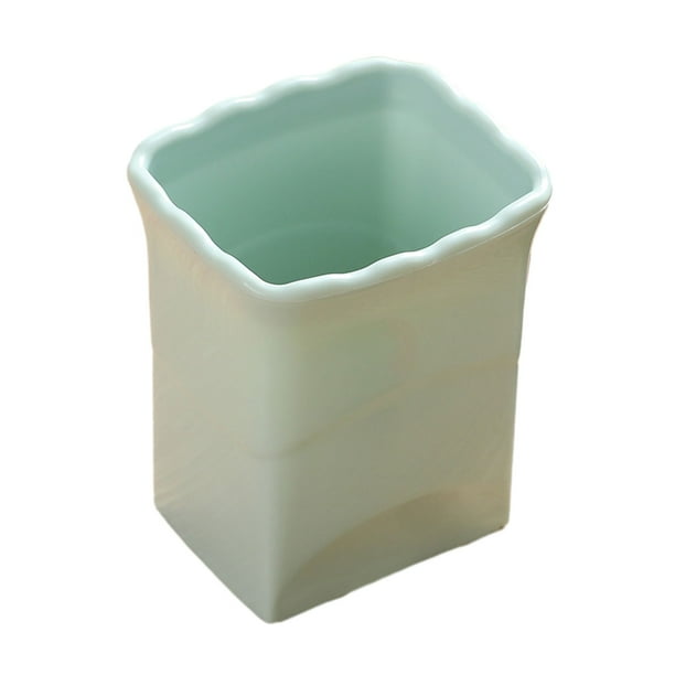 Toystoory Rebanador de tazas fácil de limpiar, rebanador de frutas resistente y duradero, rebanadores de vasos de frutas de acero inoxidable Cocina y Comedor Verde