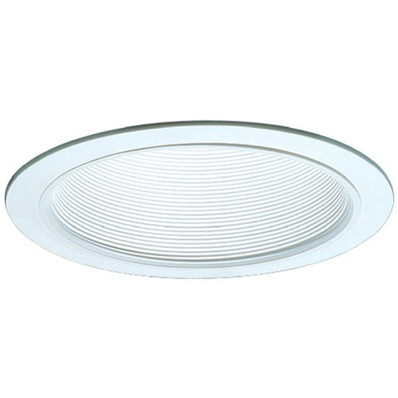 Elco Elm40 6" Metal Stepped Baffle Trim - White