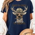 thumbnail image 2 of Forced to Go to School Deer Hunting Boy Camo T-Shirt Unisex, Sizes S-5XL, Tbun, 2 of 5