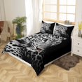 thumbnail image 3 of Juego de Funda Nórdica Leopardo Queen Size Juego de Cama con Estampado de Animales Salvajes Guepardo de Lujo, 3 of 8