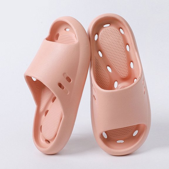 Xucatan Women's Non-Slip Bathroom Slippers, Odor-Control House Shoes for Women, Quick-Dry Summer Indoor & Bathroom Slides Gift