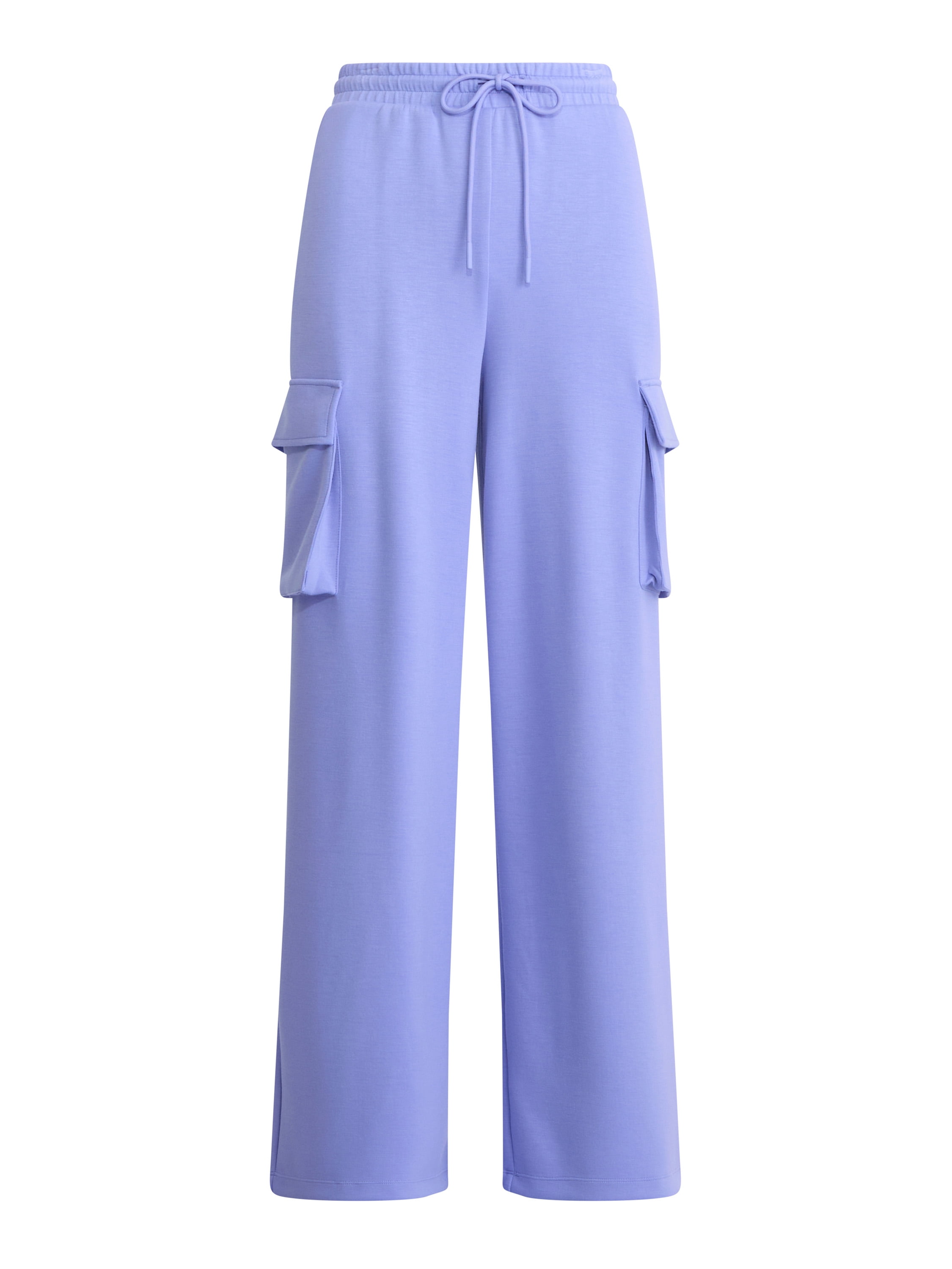 Scoop Women’s and Women’s Plus Ultimate Scubaknit Wide Leg Cargo Sweatpants, Sizes XS-4X