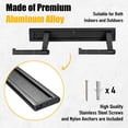 thumbnail image 4 of CD 2 Bike Wall Mount Adjustable Hook Hanger Storage Rack for Fat MTB Road Bikes, 4 of 6