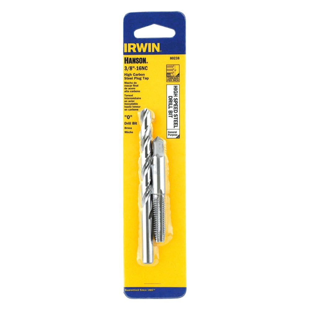 Irwin 80221 Hanson Machine Screw Tap And Drill Bit Set 10 32 Nf Tap