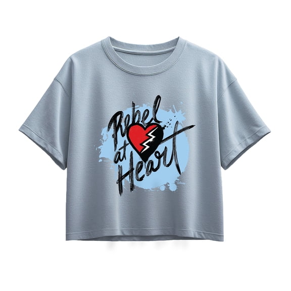 Descendants - Rebel At Heart - Youth Girls Boxy T-Shirt