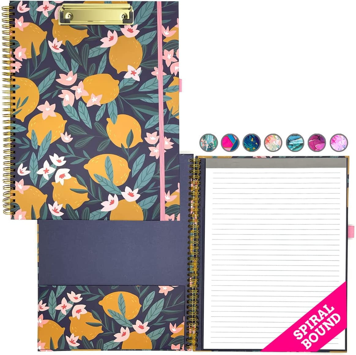 French KOKO Cute Hardcover Foldable Clipboard Notebook Folio Pad