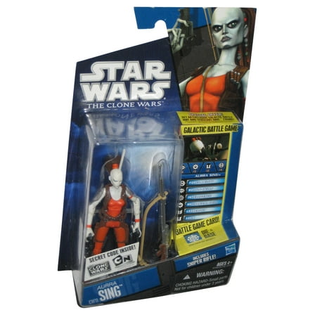 Star Wars The Clone Wars Animated (2009) Aurra Sing Action Figure CW11 - (Galactic Battle Game)