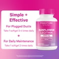 thumbnail image 4 of Pink Stork Sunflower Lecithin Supplement for Clogged Milk Ducts - 60 Softgels, 4 of 10