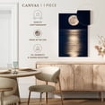 thumbnail image 5 of Elephant Stock Night Ocean Wall Art - Vertical Canvas Wall Art - Living Room Wall Decor - Astronomy & Space Canvas - Blue And Beige Decor - 8" x 12", 5 of 8