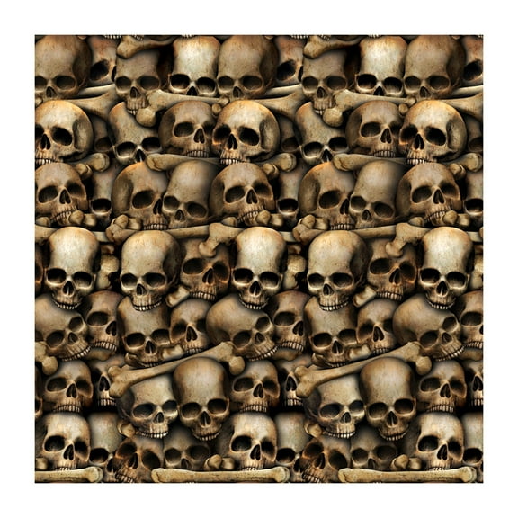Party Decoration Catacombs Backdrop 4' X 30' - 6 Pack (1 Per Package)