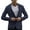 Navy, variant on Aayomet Mens Suit Jacket Big and Tall Solid Color Pockets Lapels Buttons Suits Jackets (Navy, XXL)