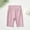 Pink, variant on Girls Bike Shorts, Solid Color Casual Dancewear Elastic Waist Short Leggings Purple Size 14-16T