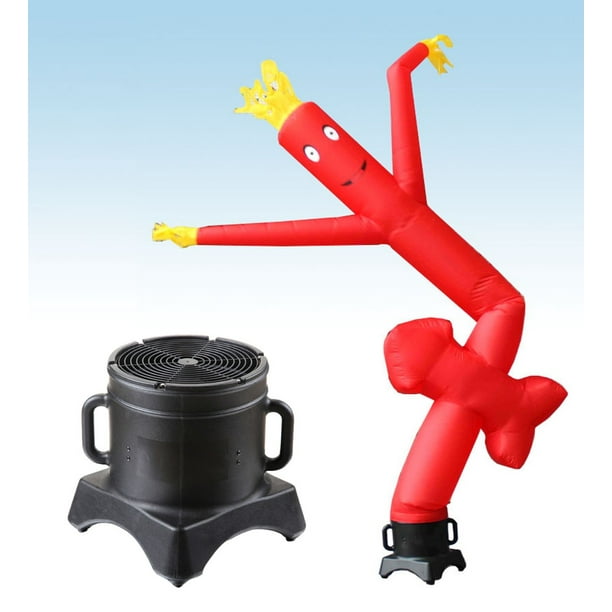 inflatable man with blower