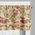 thumbnail image 3 of Ambesonne Rowan Valance Pack of 2, Fall Themed Mixed Pattern, 54"X18", Multicolor, 3 of 5