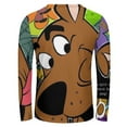 thumbnail image 3 of Scooby Doo Men's Graphic T Shirts Long Sleeve Printed Tee Tops Autumn Casual T-Shirt Fall Clothes XL, 3 of 6