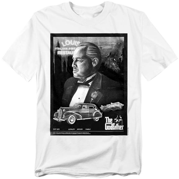 Godfather T-Shirt Corleone Poster Unisex Graphic Tee for Men & Women
