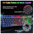 thumbnail image 2 of Kit de teclado y mouse Con cable Retroiluminación Color negro, 2 of 4