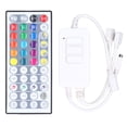 thumbnail image 1 of LED Strip Light Controller 44 Key 3 Buttons RGB Dual Mode Timing Function WIFI Light Controller DC5V to 24V, 1 of 7