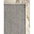 thumbnail image 4 of Unique Loom Trellis Shag Collection Area Rug - Traditional (4' 1" x 6' 1" Rectangle Ivory), 4 of 9