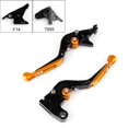 thumbnail image 1 of Adjustable Folding Extendable Brake Clutch Levers For Triumph Speed Sprint Gold, 1 of 2