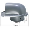thumbnail image 4 of 2X Extractor de Escape Anticorrosión de Campana de Ventilación de Acero Inoxidable Impermeable de 4 Pulgadas Y 100 mm para Cubierta de Salida de Aire de Pared, B, 4 of 8