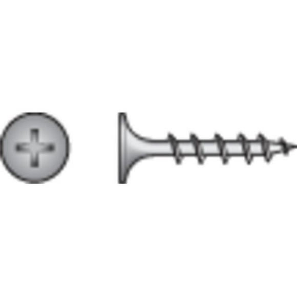Hillman 401790126 8 x 3 in. Phillips Black Coarse Drywall Screw, 2000 Per Pack