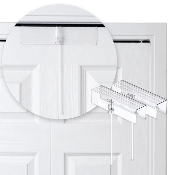 Cerradura plegable Safety Innovations para puertas de madera de 1 3/8 pulgadas (paquete de 2)