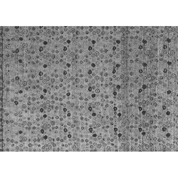 Ahgly Company Indoor Rectangle Abstract Gray Modern Area Rugs, 2' x 3'