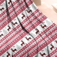 thumbnail image 3 of Red and White Christmas Reindeer Pattern Blanket,Comfortable Soft Flannel Throw Blanket,All Season,Warm Lightweight Blankets for Sofa Bed Couch Living Room Chair,50"x60", 3 of 4