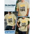 thumbnail image 6 of AllAreN T-Shirts for Dad Best Papa in the World Dad Shirt Fashion Short Sleeve Fathers T-Shirt, 6 of 7