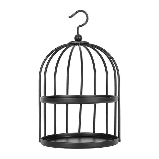 Calentador de sello de cera, gancho colgante estilo jaula de pájaros negro, horno de cera de sellado decorativo de Metal fuerte para manualidades DIY