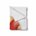thumbnail image 2 of Bear Soft Flannel Fleece Throw Blanket, Valentine's Day Inspired Teddy Bear Holding a Big Red Heart Love Romance, Cozy Plush for Indoor and Outdoor Use, 50" x 60", Sand Brown Red, by Ambesonne, 2 of 6