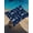 Blue, variant on Outdoor Sun Shade Sail 14'x18', Coastal Nautical Patio Beach Shade Canopy Cloth Waterproof, Summer Ocean Beach Coconut Trees Grey TearResistant & UV Protection Sun Sail for Backyard Garden Deck