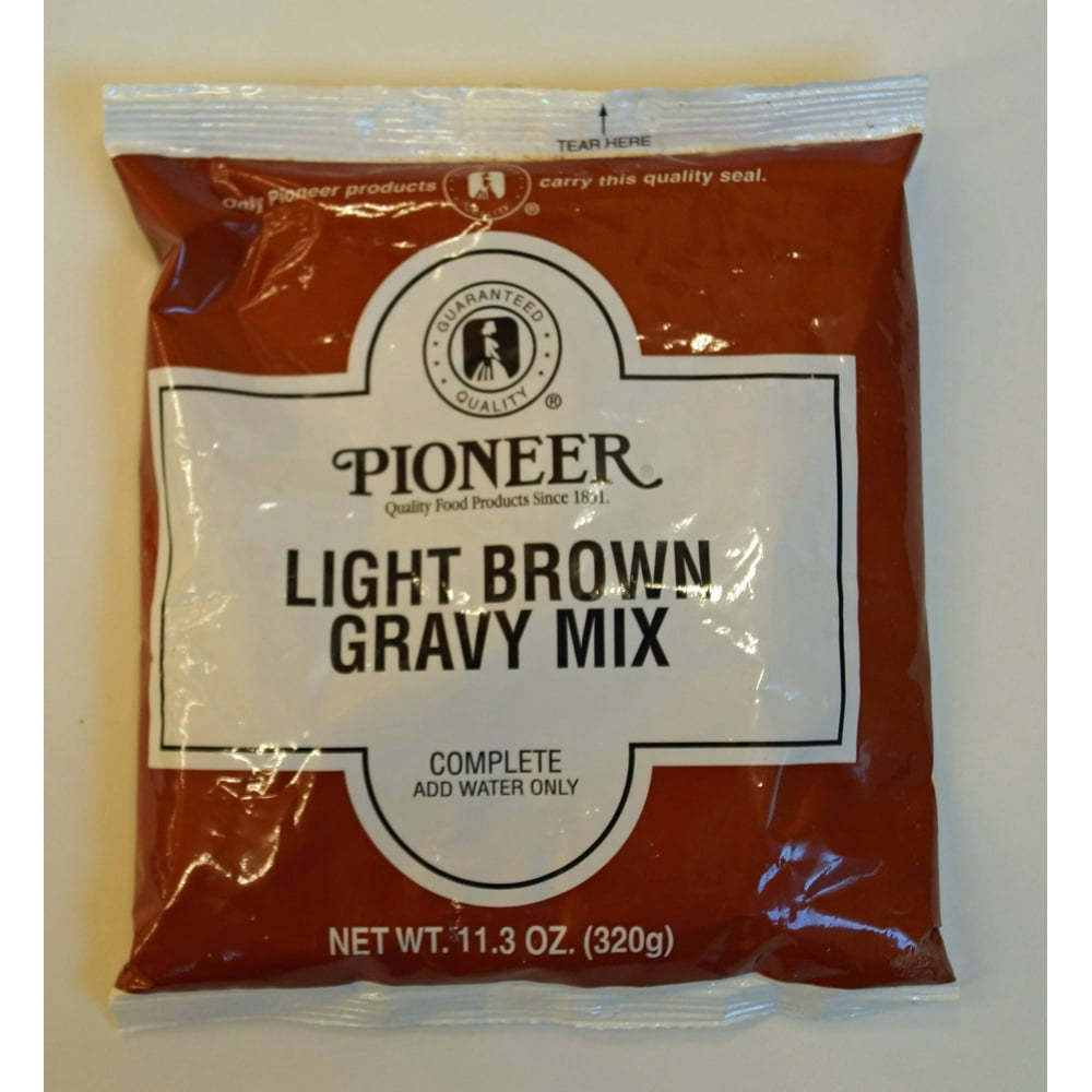 Pioneer Light Brown Gravy Mix, 11.3 Ounce 6 per case.