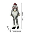 thumbnail image 3 of Hxlamzoo 1 Pc Christmas Faceless Dwarf Doll Red Gray Cloth Gnome Ornament Long Legged for Xmas Party Decor, Japanese Style Home Bedroom Sofa Desk Decoration, 3 of 6