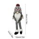 thumbnail image 3 of Faceless Dwarf Ornaments Red Gray Long Legged Gnome Rudolph Doll, Faceless Christmas Gnome Decor, Red Gray Long Legged, Old Man Style, Festive Holiday Decor, Xmas Party Ornaments, Unique Collectible, 3 of 8