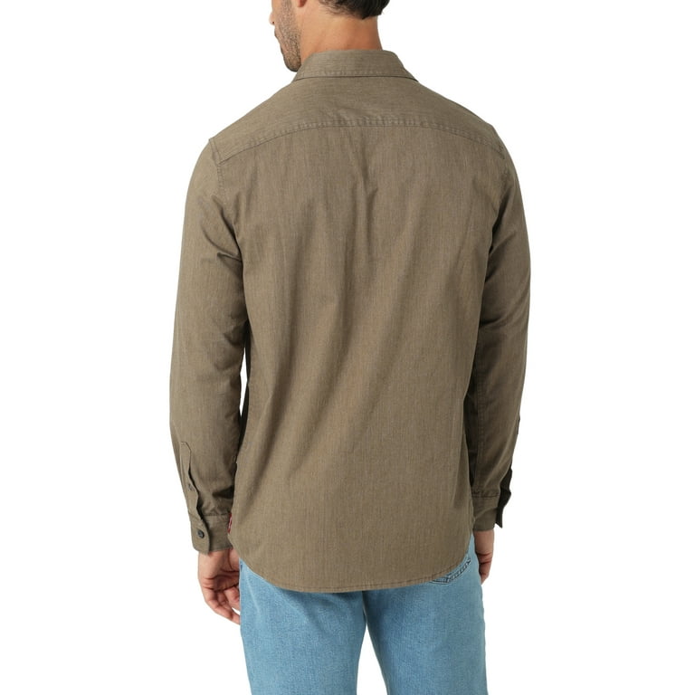 Wrangler® Men's Long Sleeve Epic Soft Woven Shirt, Sizes S-5XL