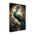 thumbnail image 4 of Canvas Wall Art - Ray Heere 'Proud Peacocks 3' Wall Art for Living Room, Bedroom, or Office DÃ©cor by Trademark Fine Art - 30 x 47 Inches, 4 of 4