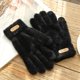 thumbnail image 1 of Guantes de invierno para exteriores con pelo de visón de imitación grueso y cálidos para pantalla táctil, guantes de punto coreanos para teléfono móvil para mujer, 1 of 6