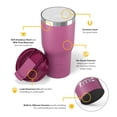 thumbnail image 4 of Vaso RTIC Essential con aislamiento de acero inoxidable, 500 ml, color orquídea, 4 of 6