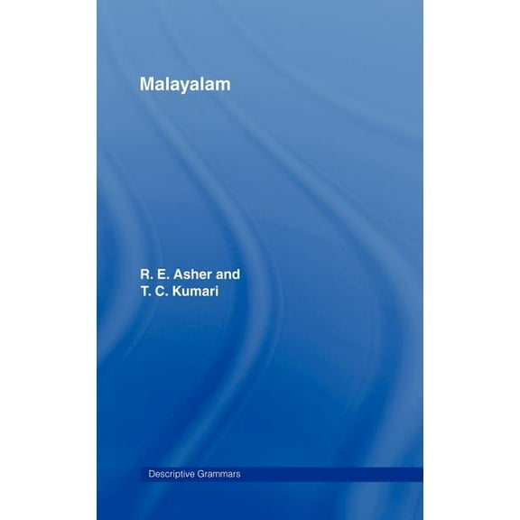 Descriptive Grammars Malayalam, (Hardcover)