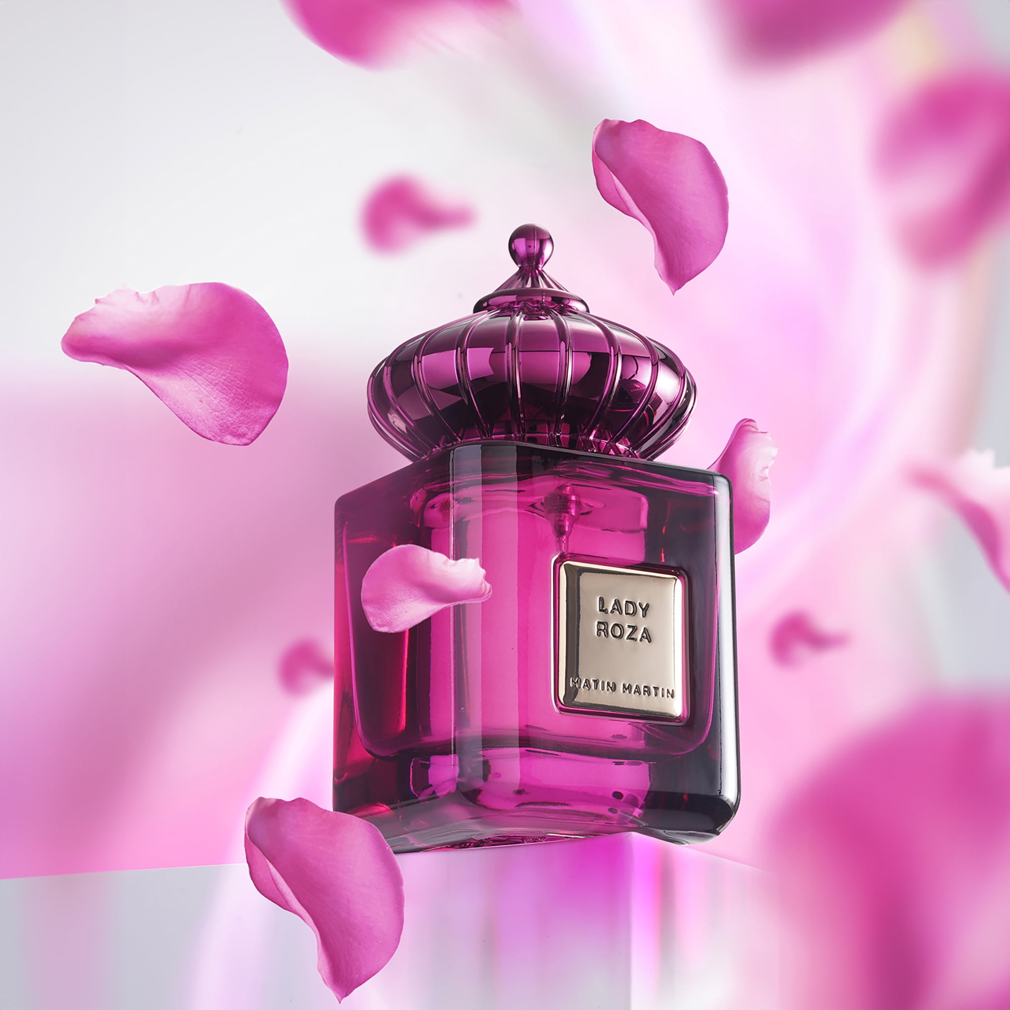 Matin Martin Lady Roza - Arabian Perfume for Women - Floral Womens Perfume with Rose, Cedar and Cashmeran Notes - Long-Lasting Travel Perfume - 3.4 oz