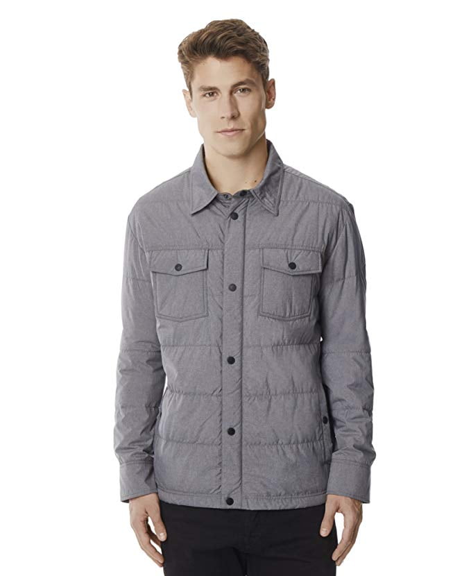 32 Degrees - 32 DEGREES Men's Packable Down Shirt Jacket ...