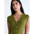thumbnail image 4 of Scoop Women's V Neck Cardigan Sweater, Lightweight, Sizes XS-XXL, 4 of 5