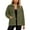 C-Green303, variant on DHFJKG Women's Winter Teddy Jacket Windproof Button-Down Solid Color Long Sleeve Turndown Collar Fuzzy Coat With Pockets Thickened Cozy Outerwear