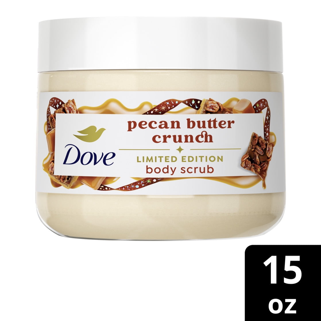Dove Limited Edition Holiday Treats Body Scrub Pecan Buttercrunch, 15 oz