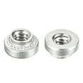 thumbnail image 4 of Unique Bargains Écrous Auto-Fermants,4-40x0.12 Pouces Écrou Rivet en Acier Inoxydable Tête Ronde Attache de Montage en Métal 50 Pcs, 4 of 5